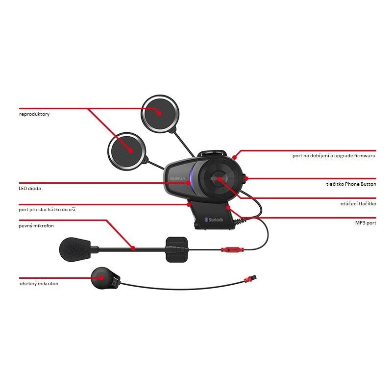 Bluetooth handsfree-kuuloke SENA 10S