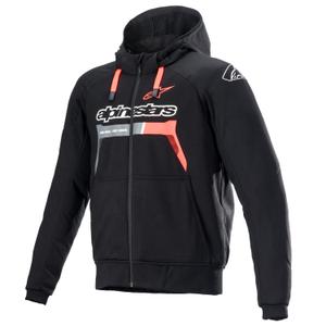 Alpinestars Chrome Ignition huppari musta-punainen-fluo-harmaa-valkoinen huppari