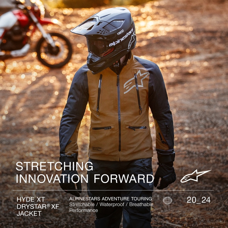 Alpinestars ST-7 Gore-Tex-takki ruskeanmusta