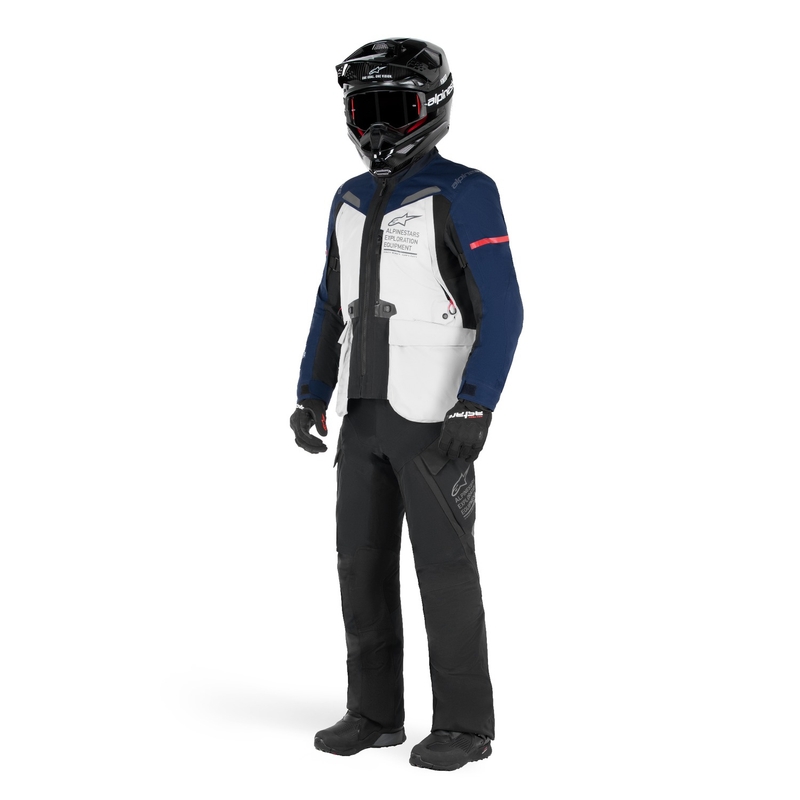 Alpinestars ST-7 Gore-Tex vaalean harmaa-sininen-musta takki