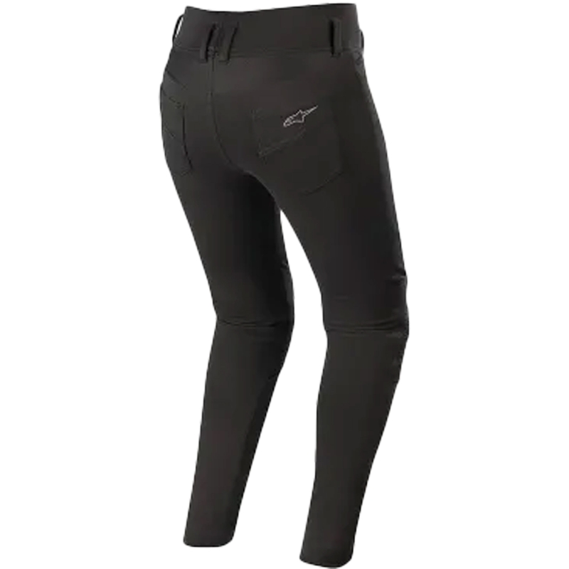 Alpinestars Banshee Naisten moottoripyöräilylegginsit Musta