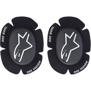 Alpinestars GP Sport EVO mustavalkoiset polvisuojat.