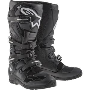 Alpinestars Tech 7 Enduro Motocross saappaat Musta