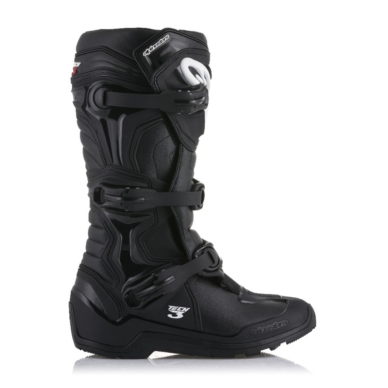 Alpinestars TECH 3 Enduro Motocross saappaat Musta