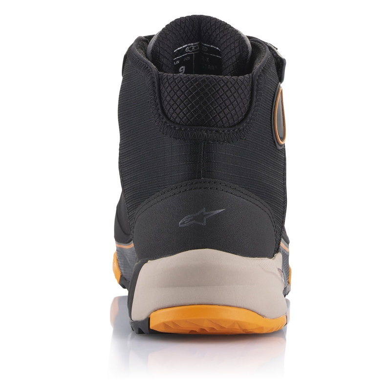 Alpinestars CR-X Drystar musta-ruskea-oranssi moottoripyöräsaappaat