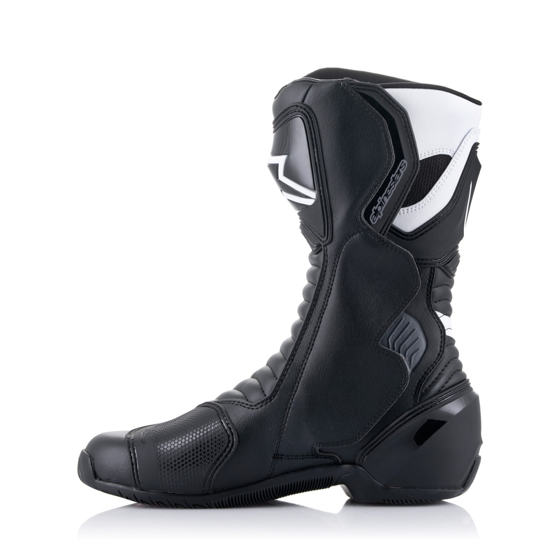 Alpinestars S-MX 6 musta-valko-harmaa-punainen moottoripyöräsaappaat