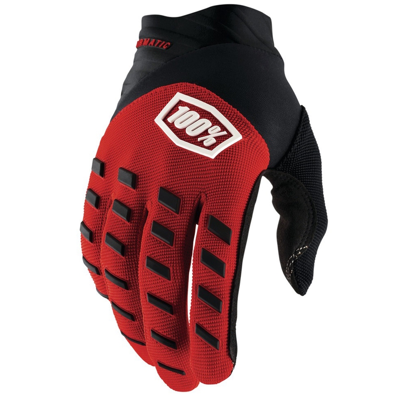 Motocross käsineet 100% - USA AIRMATIC punainen ja musta