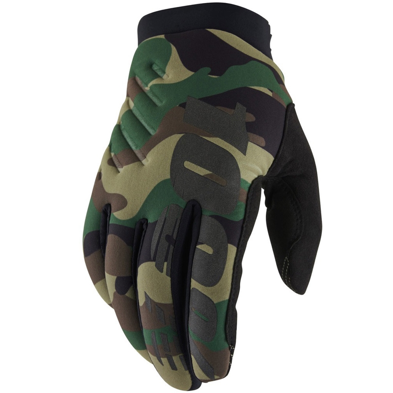 Motocross-hanskat 100% - USA BRISKER black-camo