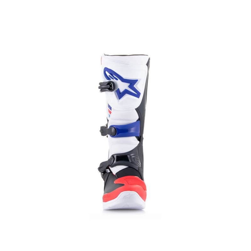Alpinestars TECH 3 motocross-saappaat valkoinen-musta-sininen-punainen