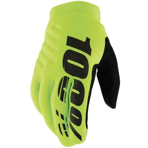 Motocross käsineet 100% - USA BRISKER kelta-musta