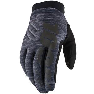 Motocross käsineet 100% - USA BRISKER harmaa II