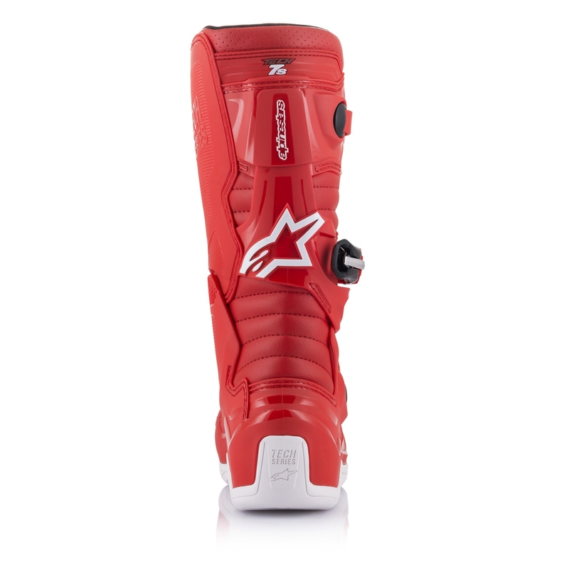 Lasten moottoripyörä saappaat Alpinestars Tech 7 S Punainen