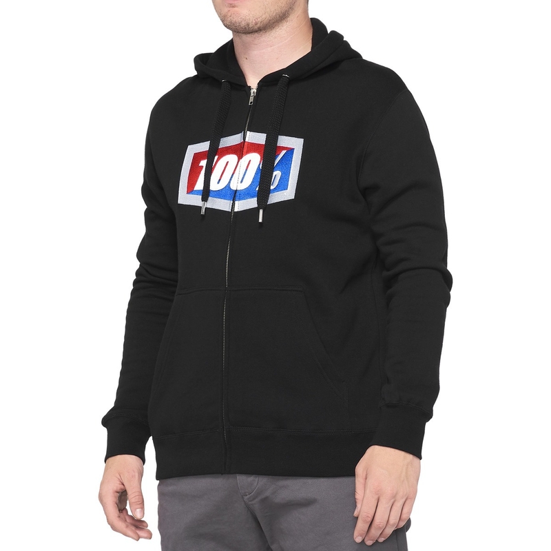 Huppari 100% - USA VIRALLINEN musta