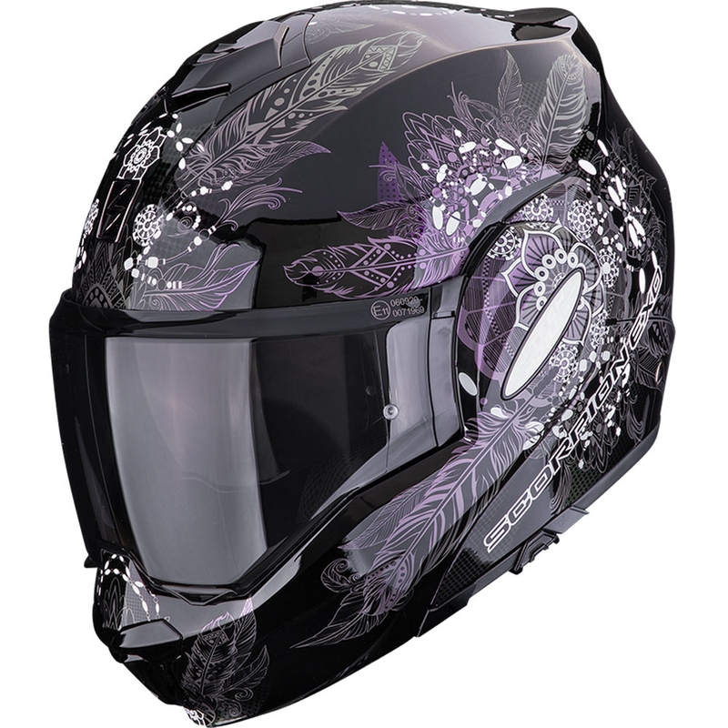 Scorpion EXO-TECH EVO Dream musta-kameleontti kippikypärä