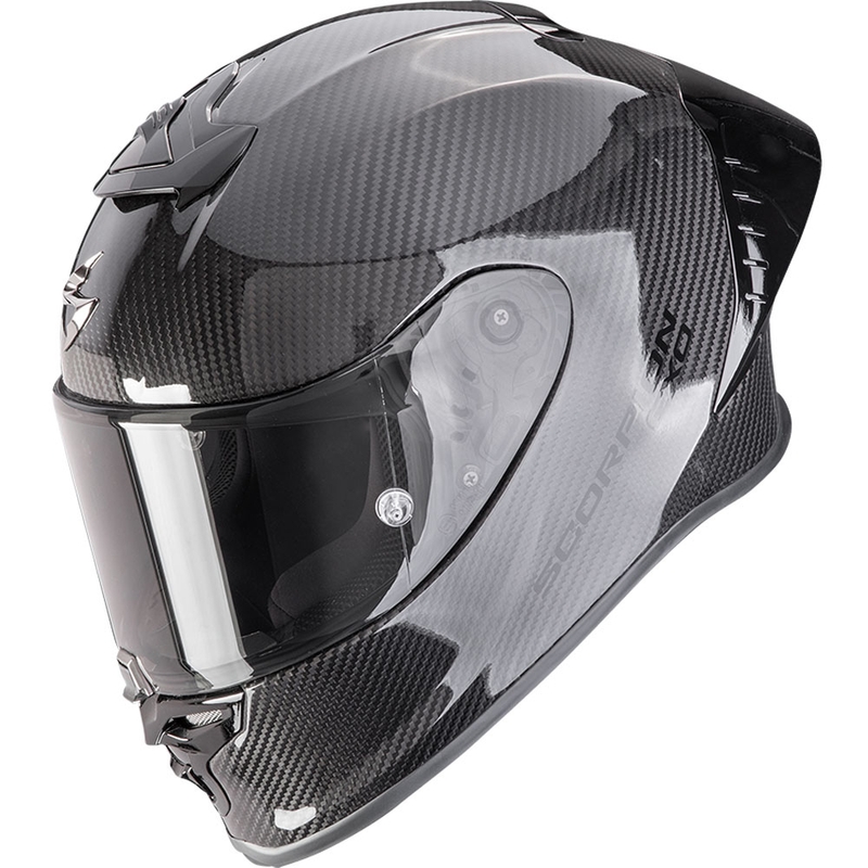 Integroitu moottoripyöräilykypärä Scorpion EXO-R1 EVO II Carbon Air Solid musta