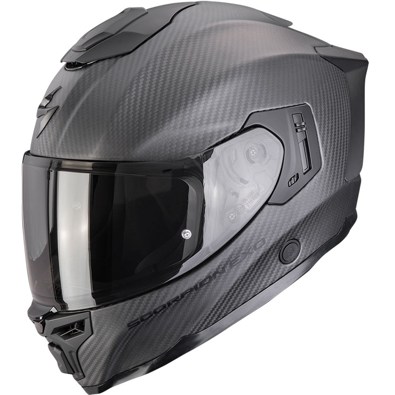 Integroitu moottoripyöräilykypärä Scorpion EXO-1500 Carbon Air Solid mattamusta
