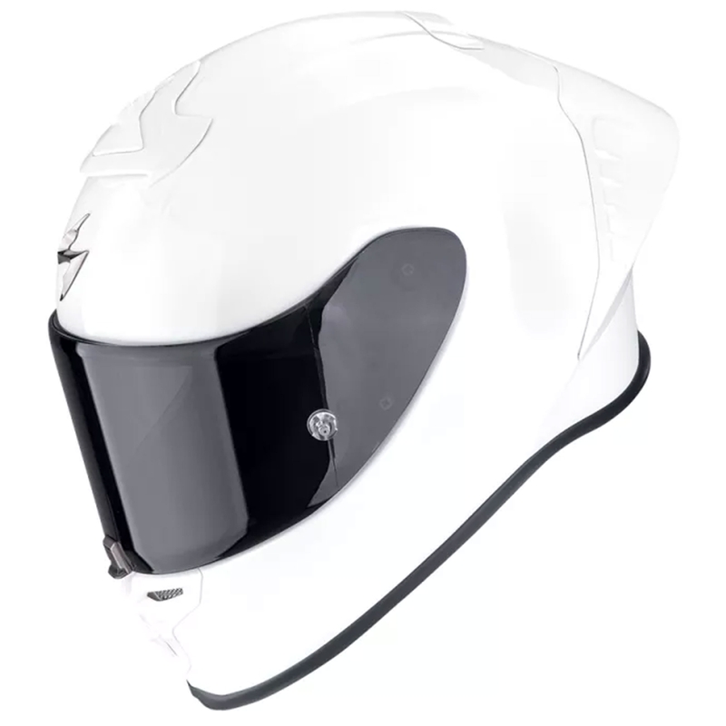 Integroitu moottoripyöräilykypärä Scorpion EXO-R1 EVO II AIR helmiäisvalkoinen