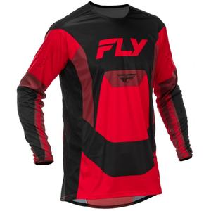 Motocross pelipaita FLY Racing Lite musta-punainen II