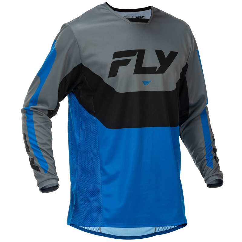 Motocross pelipaita FLY Racing Kinetic USA sininen-harmaa-musta