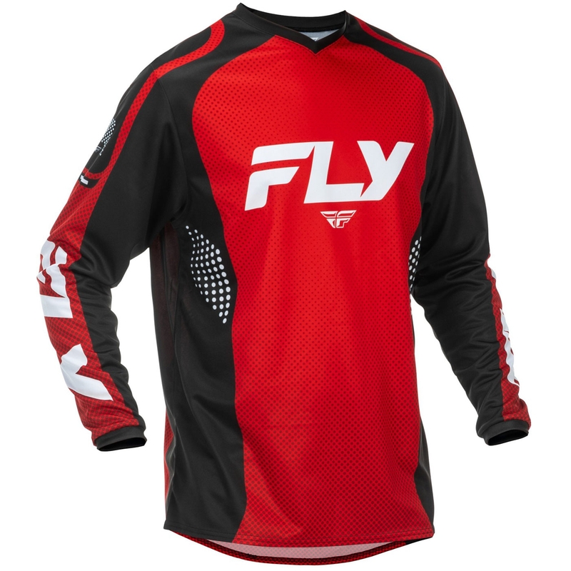 Motocross pelipaita FLY Racing F-16 punainen-musta-valkoinen