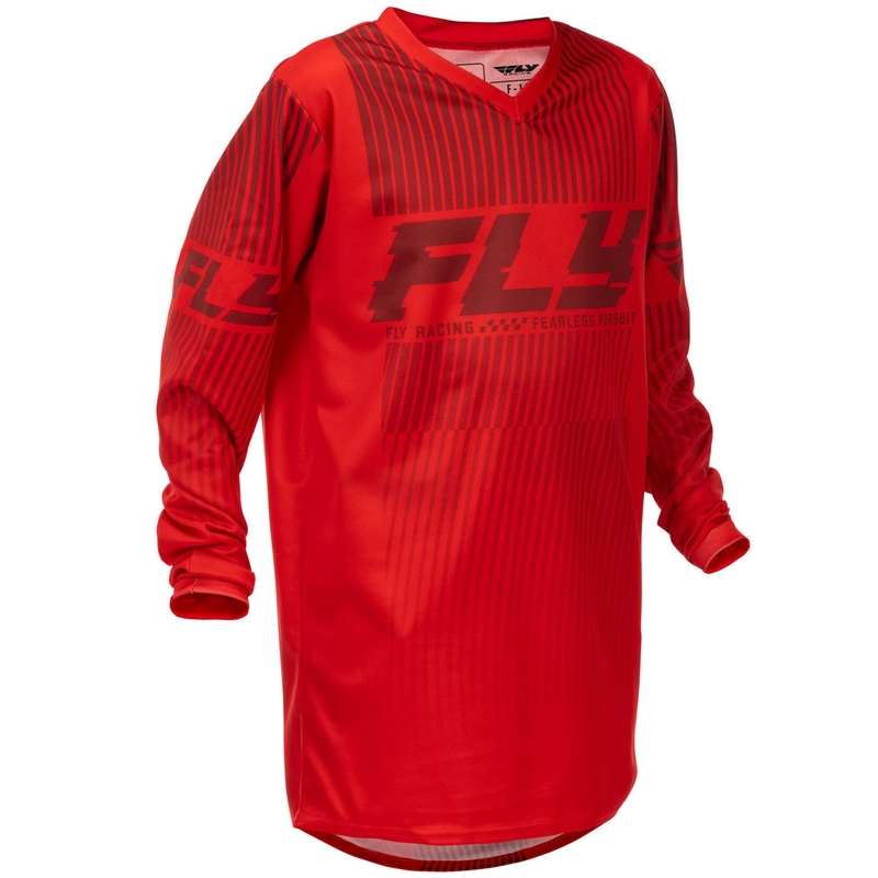 Lasten motocross pelipaita FLY Racing F-16 punainen