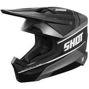 Motocross kypärä Shot Furious Dust mattamusta