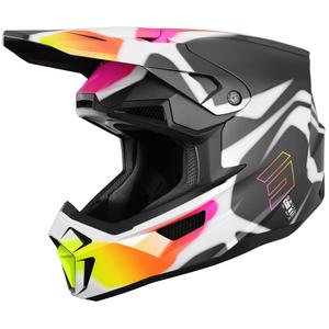 Motocross kypärä Shot Lite Devil mattamusta