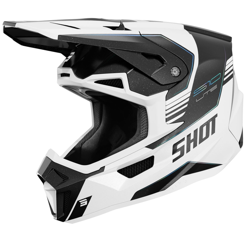 Motocross kypärä Shot Lite S10 holografinen helmi