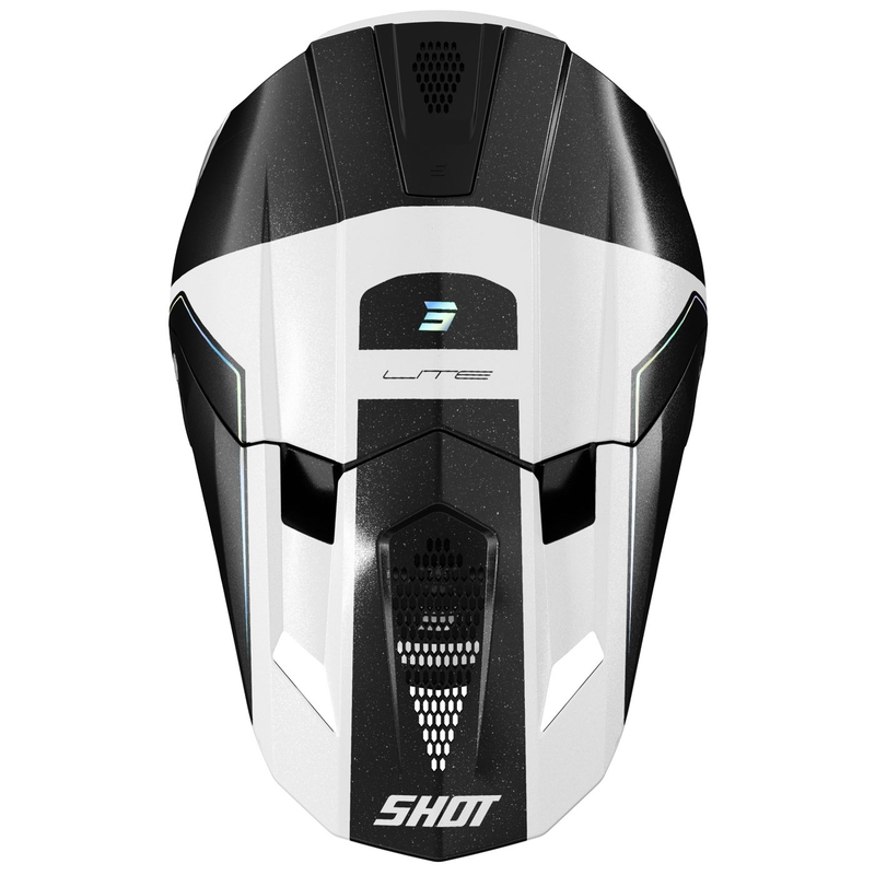 Motocross kypärä Shot Lite S10 holografinen helmi