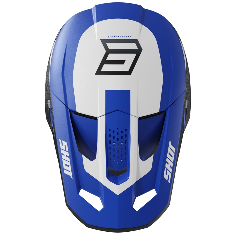 Motocross kypärä Shot Speed Hybrid matta sininen