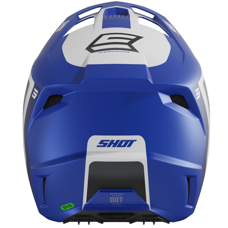 Motocross kypärä Shot Speed Hybrid matta sininen