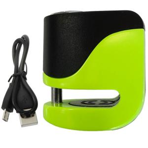 Levyjarrulukko hälytyksellä KOVIX KS6 vihreä