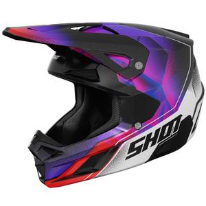 Motocross kypärä Shot Speed Olymp pearl purple