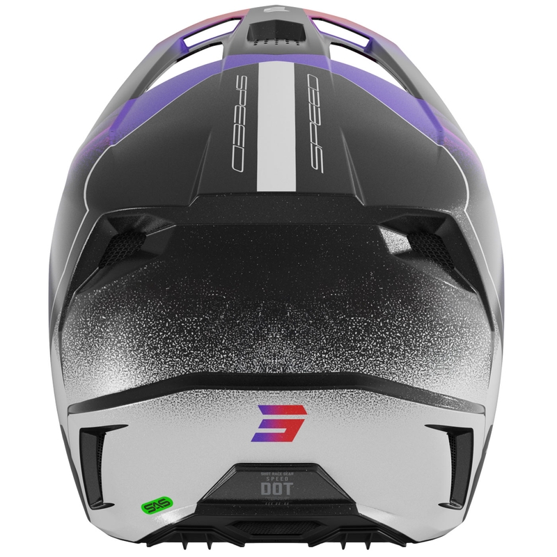 Motocross kypärä Shot Speed Olymp pearl purple