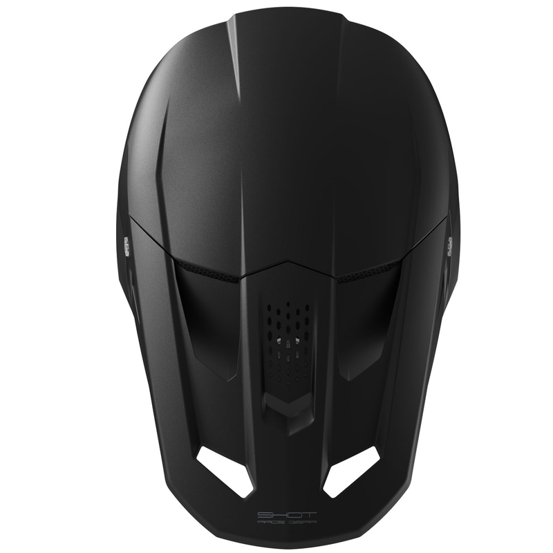 Motocross kypärä Shot Speed Solid mattamusta
