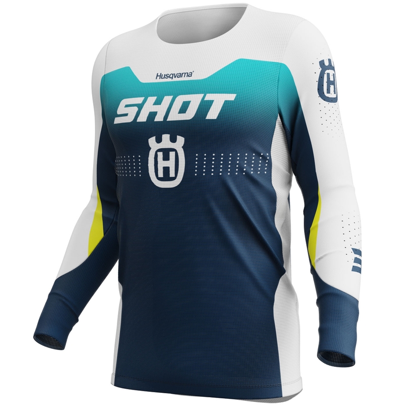 Motocross pelipaita Shot Aerolite HVA 26 sininen