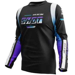 Motocross pelipaita Shot Devo Block violetti