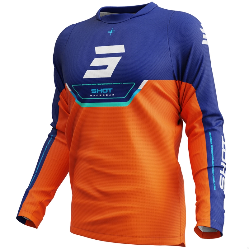 Motocross pelipaita Shot Devo Daytona oranssi