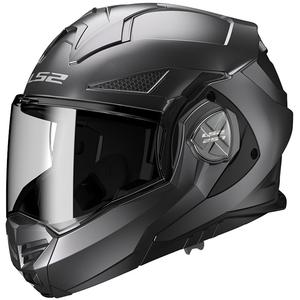 LS2 FF901 Advant X Solid titaani mattamusta flip-up moottoripyöräilykypärä