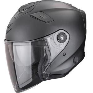 Avoin moottoripyöräilykypärä Scorpion EXO-GT Jet Solid matta helmiäismusta