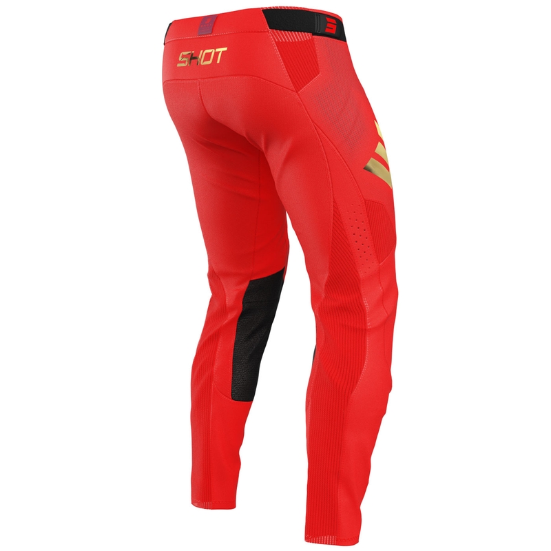 Motocross-housut Shot Aerolite Space Punainen