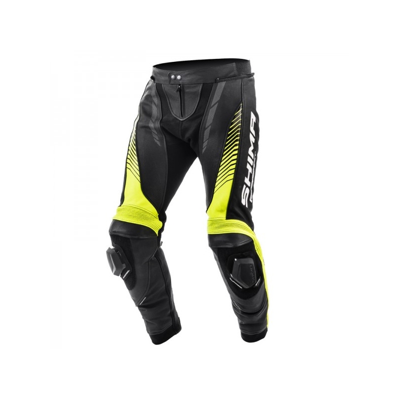 Kalhoty na motorku Shima Apex černo-fluo žluté