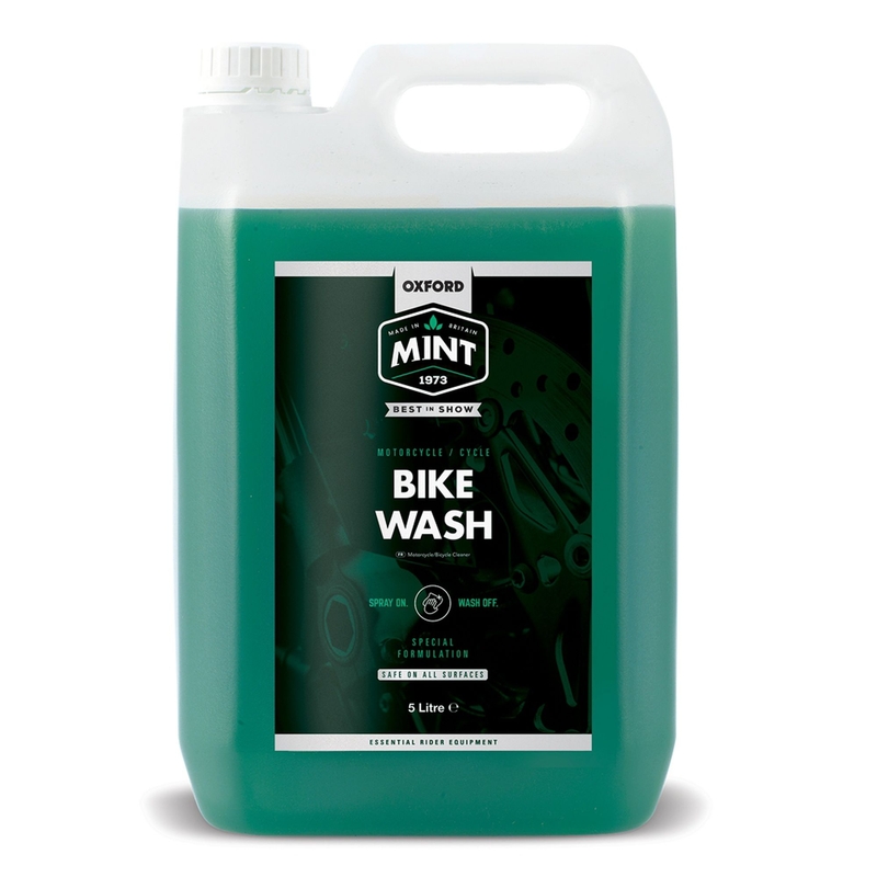 Moottoripyörän ja renkaiden puhdistusaine Oxford MINT 5 l