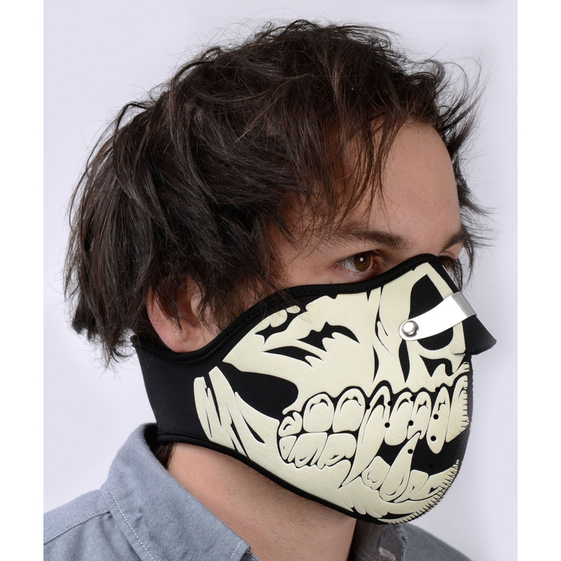 Oxford Glow Skull kasvonaamio