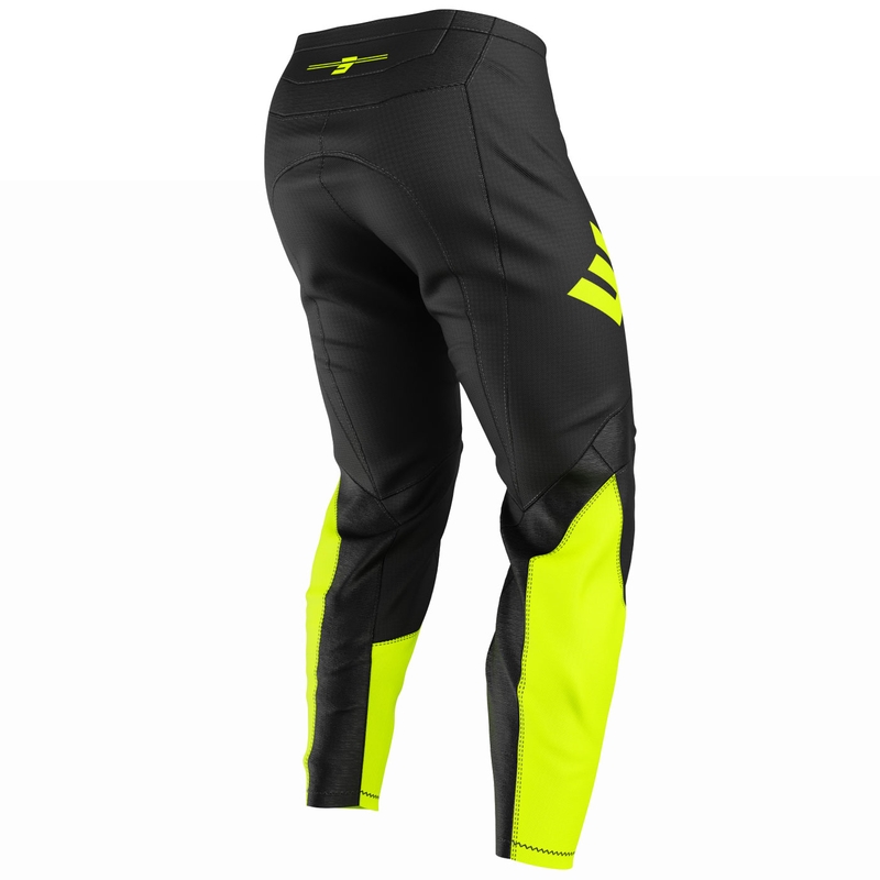 Motocross housut Shot Draw Private fluo keltainen
