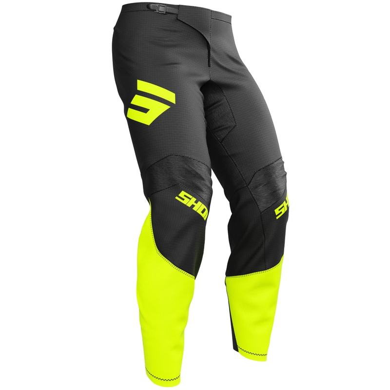 Motocross housut Shot Draw Private fluo keltainen