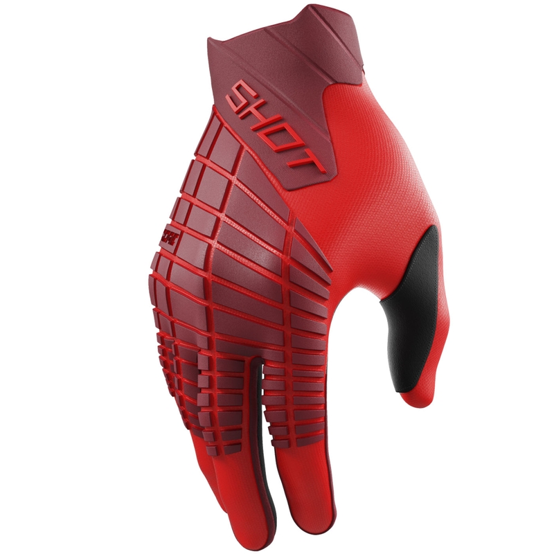 Motocross käsineet Shot Core Max punainen