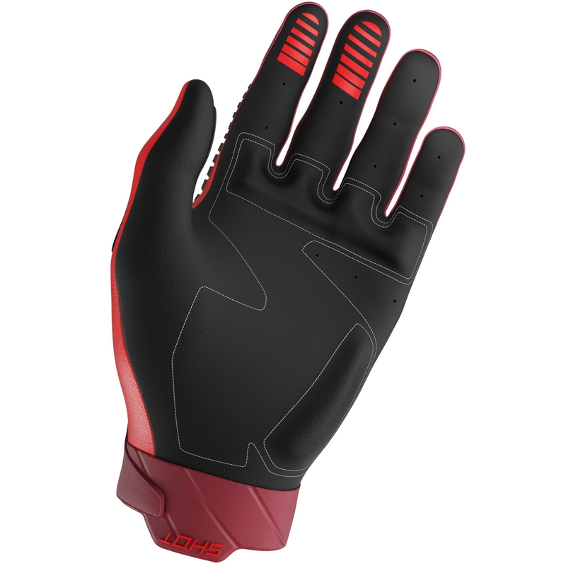 Motocross käsineet Shot Core Max punainen
