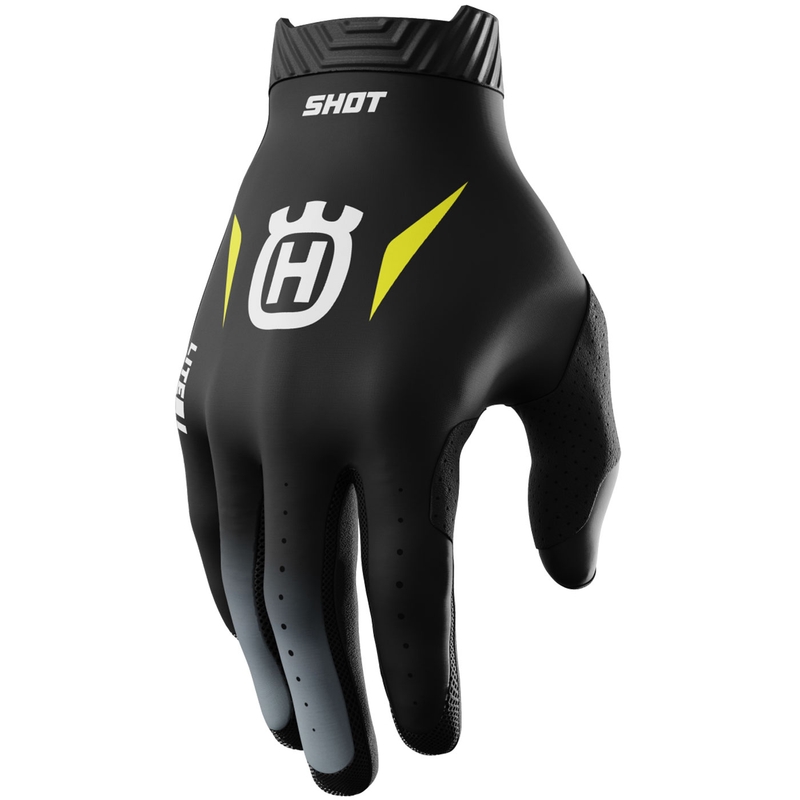 Motocross-hanskat Shot Lite HVA 26 musta