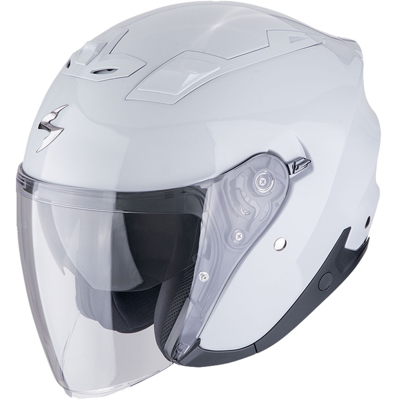 Avoin moottoripyöräilykypärä Scorpion EXO-Z1 Solid helmiäisvalkoinen